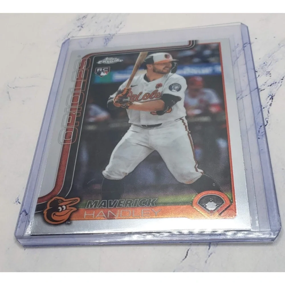 Maverick Handley 2025 Topps Chrome Update #USC58 Baltimore Orioles Rookie - Picture 3 of 4